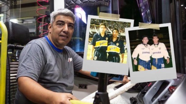 Luis Dario Calvo, Jugó con Maradona y Riquelme, hoy es colectivero y quiere fundar la Universidad de Boca