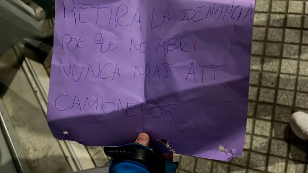 Balearon el negocio de una empresaria que había denunciado los bloqueos del sindicato de Camioneros: "Nos quieren meter miedo"