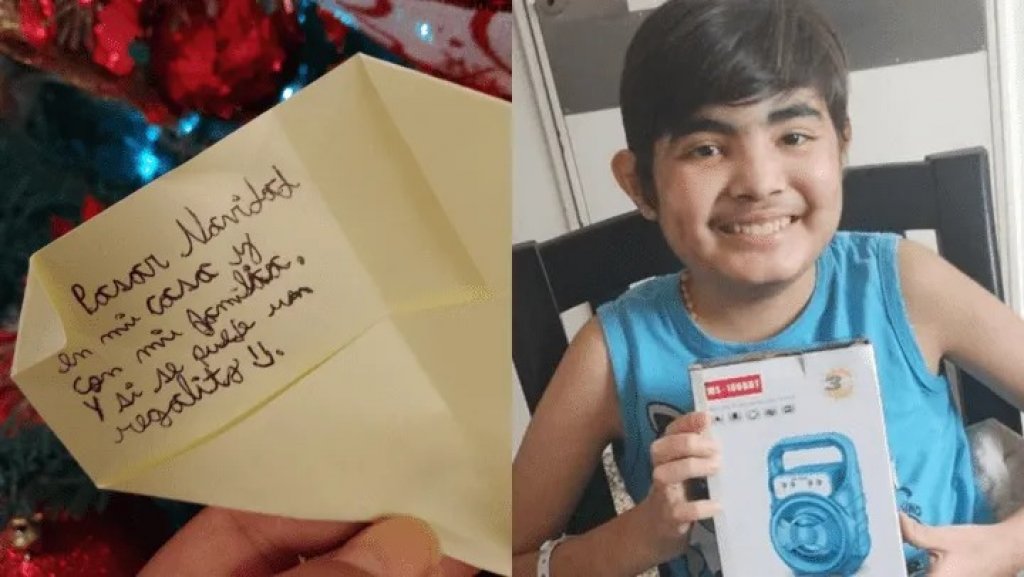 Un niño de 11 años con una enfermedad desconocida le pidió a Papá Noel pasar la Navidad en su casa