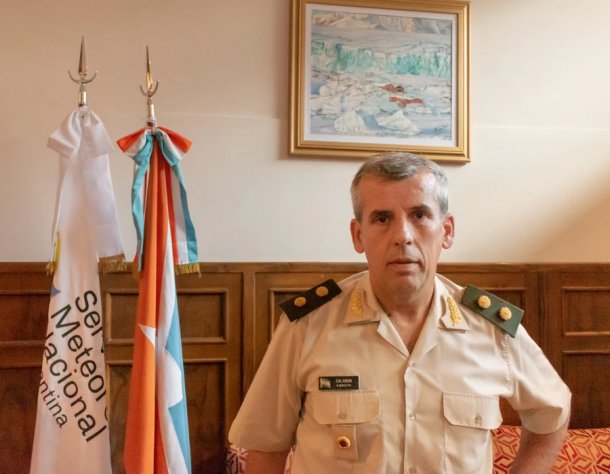 El General Edgar Calandín contó cómo funciona el Comando Conjunto Antártico en Argentina