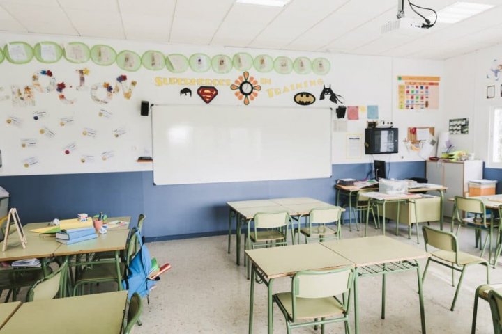 Solo el 14% de los alumnos tienen más de cuatro horas de clase por día