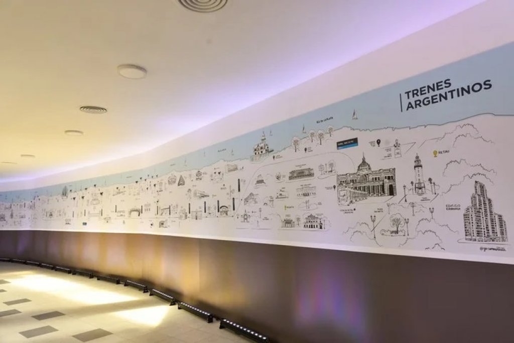 Daiana Alarcón: "Me llevo dos mese hacer el proyecto del mural"