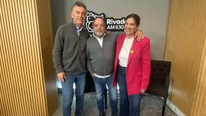 Mauricio Macri y Silvia Lospennato en Basta Baby