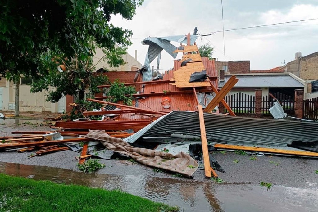 Sebastián Ianantuony: "Lo que sufrimos en Miramar aparentemente fue la cola de un tornado"