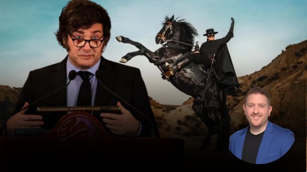 "¿Milei es El Zorro?"