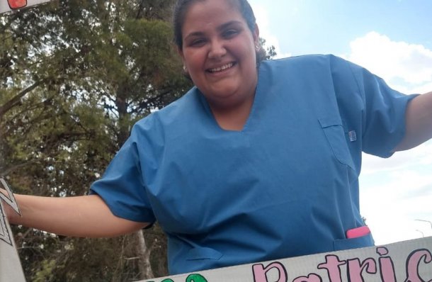 Patricia Martín viajaba a dedo a estudiar y se recibió de médica: "Iba siempre con ganas a cursar"