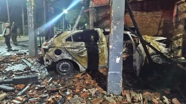 Dueño de la carnicería afectada: "Se prendió fuego y perdimos todo"