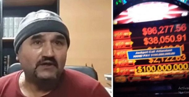 Un obrero ganó 100 millones en una m tragamonedas y en el casino lo trataron de deshonesto