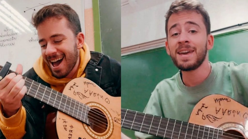 Toca reggaeton para enseñarle a su alumnos y asegura que funciona