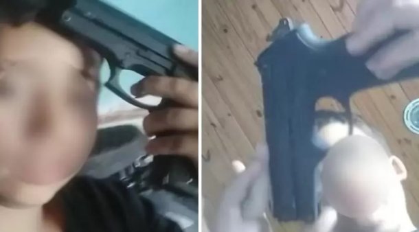 Un nene de 11 años llevó un arma a la escuela y le pegó un culatazo a la maestra
