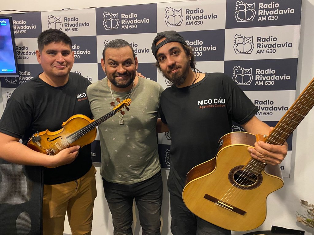 Nico Cáu en vivo en La Radio Sos Vos