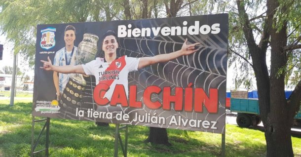 Claudio Gorgerino, intendente de Calchín: "Julián Álvarez es el ídolo del pueblo"