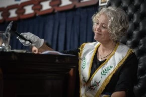 María Elena Castillo: "La masonería es una escuela de vida, una filosofía"