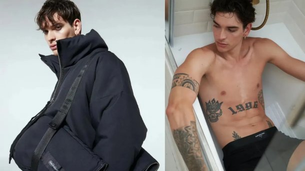 Kevin Rodríguez es modelo en Italia: “Vendí choripanes en la ruta, trabajé en un frigorífico hasta que me salió la oferta de modelar en Londres y Milán”
