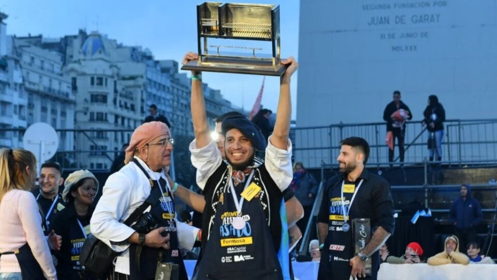 Germán Caballero, el formoseño ganador del Campeonato Federal del Asado: "En mi casa tuve que cocinar con 7 años"