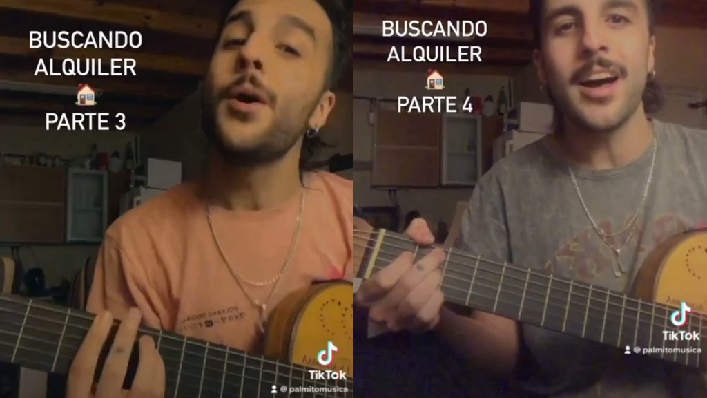 Se hizo viral en Tik Tok por cantar el drama de alquilar en Argentina: "Me piden 120 mil pesos por un monoambiente"
