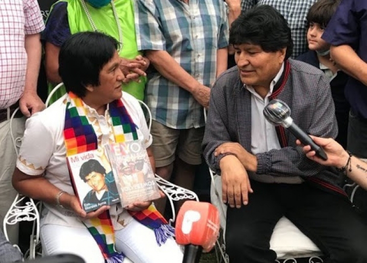 Denuncian que Evo Morales se reunió con Milagro Sala e hicieron una fiesta