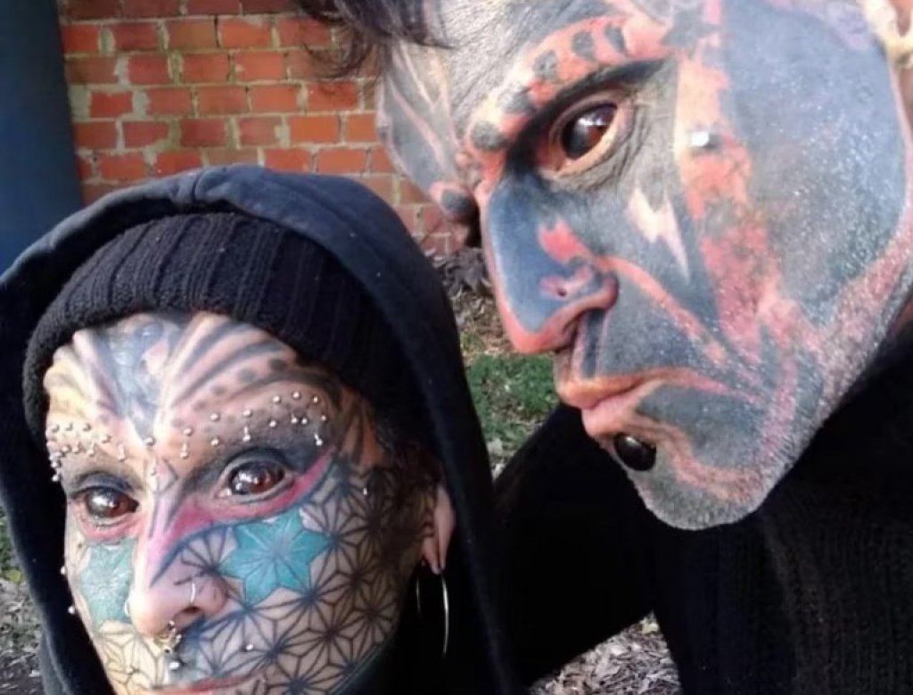 La pareja con más tatuajes del mundo: "Tengo tatuadas las partes íntimas"