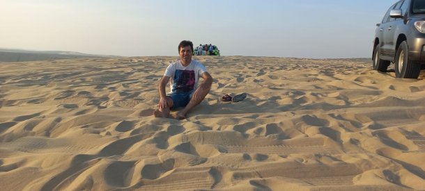 Jorge Battaglioti, vendió arena de Qatar: “Tuve tanta demanda que empecé a vender en cantidades más pequeñas”
