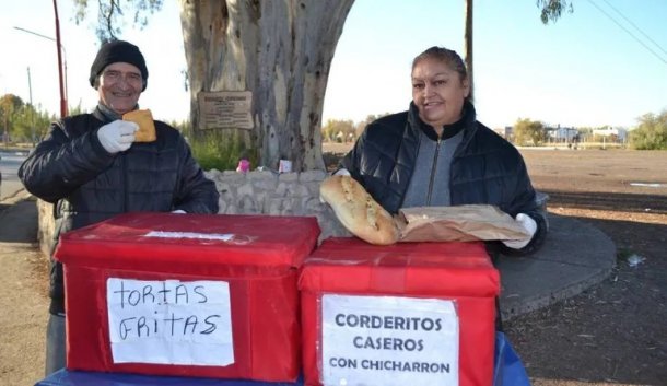 La historia de Alberto y Estela: las tortas fritas que unen a Cipolletti